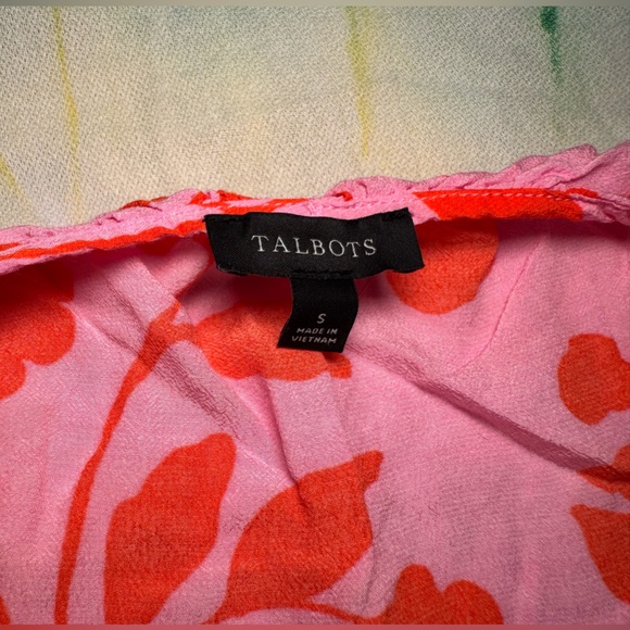 Talbots Tropical Summer Blouse - Picture 3 of 7